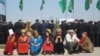 turkmenistan. women at mass-event